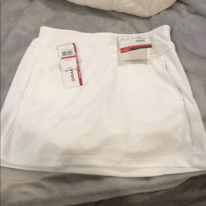COPY - Brand new, white GRAND SLAM skort
